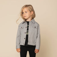 Light Grey Miles Eco-Denim Jacket