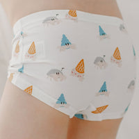 Bamboo Boys Boxer Briefs Underwear (2 Pack) - Hermit Crab