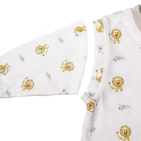 Organic Cotton Long Sleeve Sleep Bag 1.0 TOG - The Lion & The Mouse