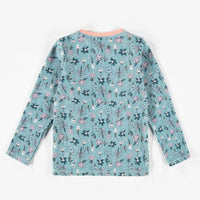 BLUE SWIM LONG-SLEEVE T-SHIRT, GIRL
