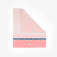 NAUTICAL KNIT BLANKET - MULTI PINK
