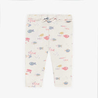 LEGGING WITH FISH PATTERNS, NEWBORN