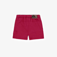 RED SHORT IN CANVAS, BABY