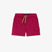 RED SHORT IN CANVAS, BABY