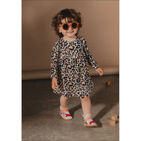 Bolero L/S Dress - Leo aop