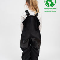 All-Weather Fleece Overalls - Black