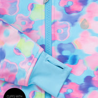 All-Weather Hoodie - Electric Floral | Waterproof Windproof Eco