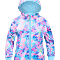 All-Weather Hoodie - Electric Floral | Waterproof Windproof Eco