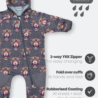 All-Weather Fleece Onesie - Tiger | Waterproof Windproof Eco