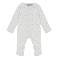 Petit Flowers Jacquard Footsie