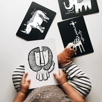 ART CARDS FOR BABY - SAFARI COLLECTION