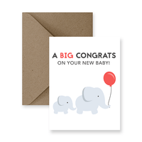 A Big Congrats On Your New Baby