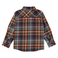Forest Plaid Kids Shirt