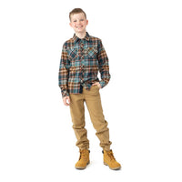 Forest Plaid Kids Shirt