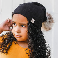 Black Pom Toque