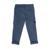 Long navy blue cargo pant