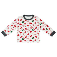 Organic Cotton Two-Piece PJ Set - Eric Carle Candy Cane Lane