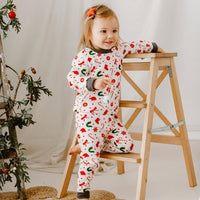 Organic Cotton Two-Piece PJ Set - Eric Carle Candy Cane Lane