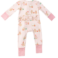 ROMPER - PINK GINGERBREAD