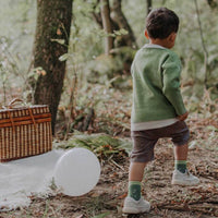 RELAXED FIT LINEN SHORTS, BABY