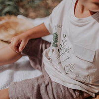 RELAXED FIT LINEN SHORTS, BABY