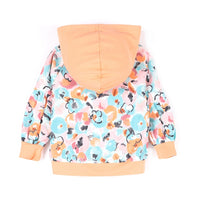 REVERSIBLE ZIP HOODIE - CORAL