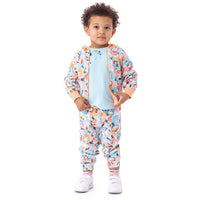 REVERSIBLE ZIP HOODIE - CORAL