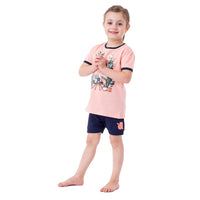 3-PC PAJAMA - CORAL