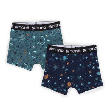 BOXERS, 2-PACK - NAVY