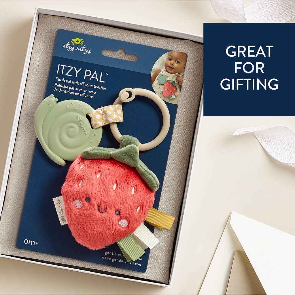 Itzy Pal™ Plush + Teether: Croissant