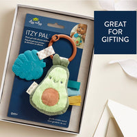 Itzy Pal™ Plush + Teether: Croissant