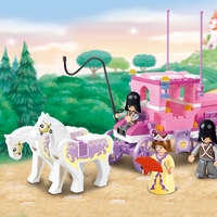 Girl's Dream Royal Carriage Building Brick Kit (137 Pcs)