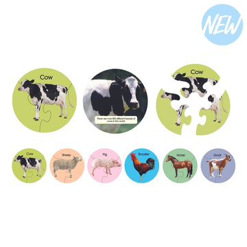 Farm Animal Puzzles (6 Pack)