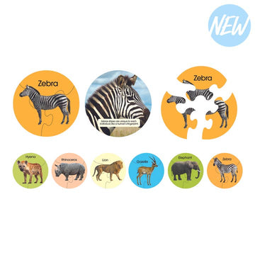 Safari Animal Puzzles (6 Pack)