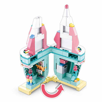 Ice Cream House Food Court Building Brick Kit (247 pcs)