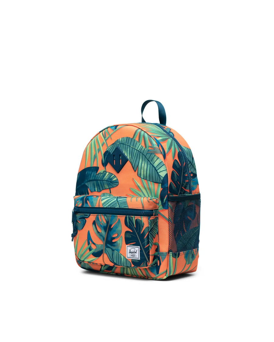 Herschel Heritage Backpack | Youth 26L - Tangerine Palm Leaves