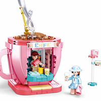 Coffee Café House Building Brick Kit (268 pcs)