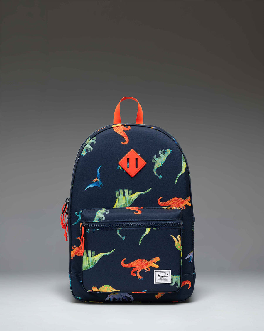 Herschel Heritage Backpack | Youth 26L - Watercolour Dino Darkest Navy