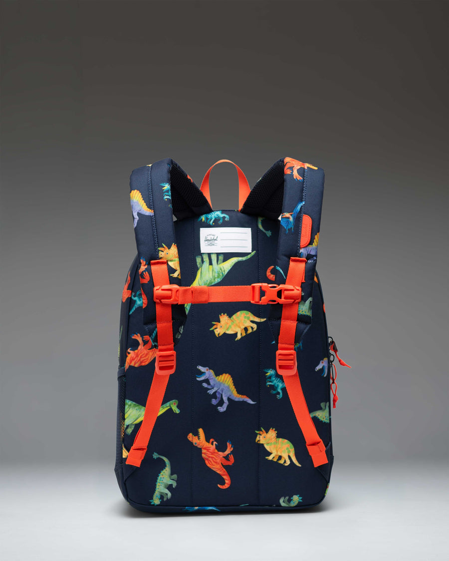 Herschel Heritage Backpack | Youth 26L - Watercolour Dino Darkest Navy