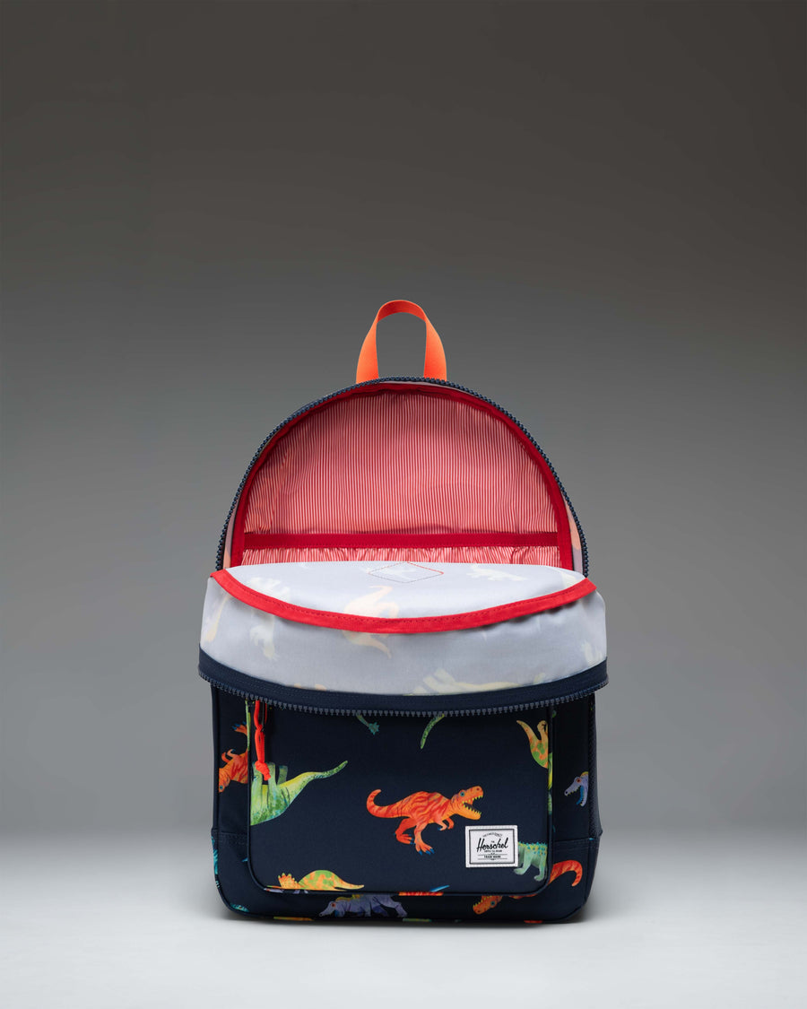 Herschel Heritage Backpack | Youth 26L - Watercolour Dino Darkest Navy