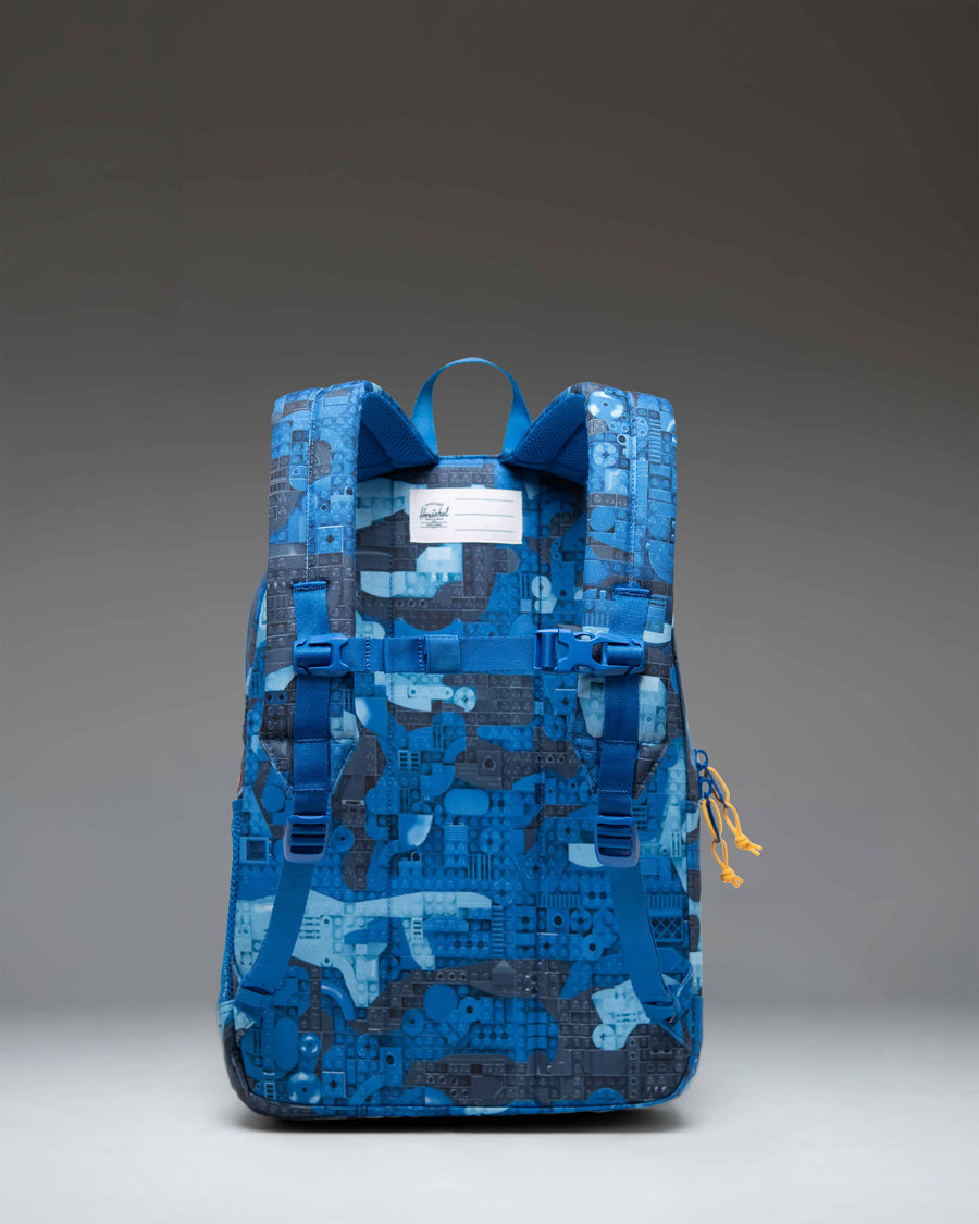 LEGO® Herschel Heritage Backpack | Youth 26L - Abstract Bricks Blue