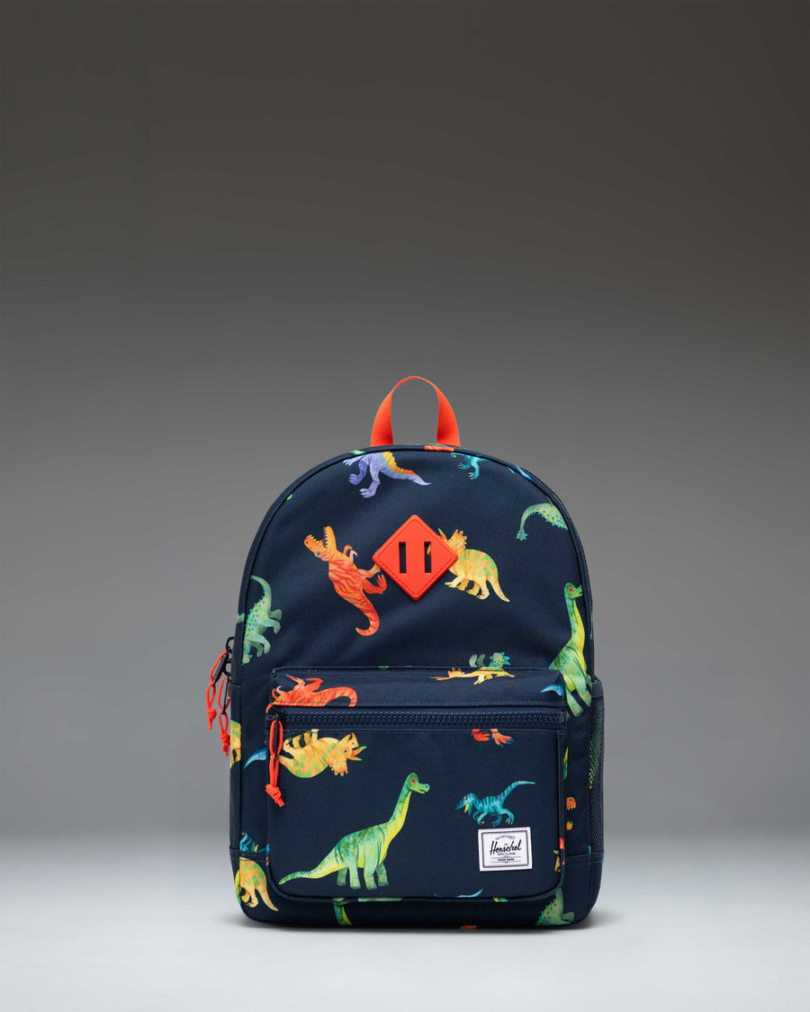 Herschel Heritage Backpack | Kids 20L - Watercolour Dinos Darkest Navy