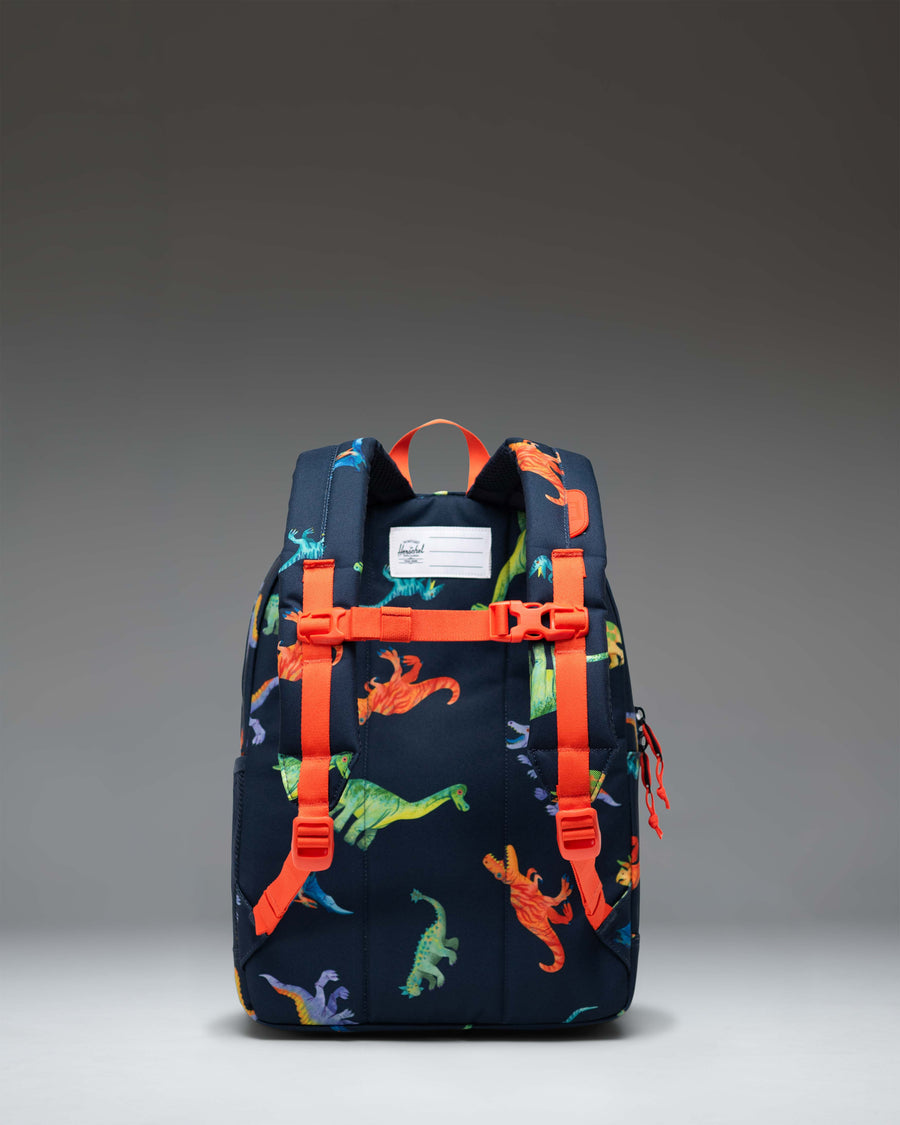 Herschel Heritage Backpack | Kids 20L - Watercolour Dinos Darkest Navy