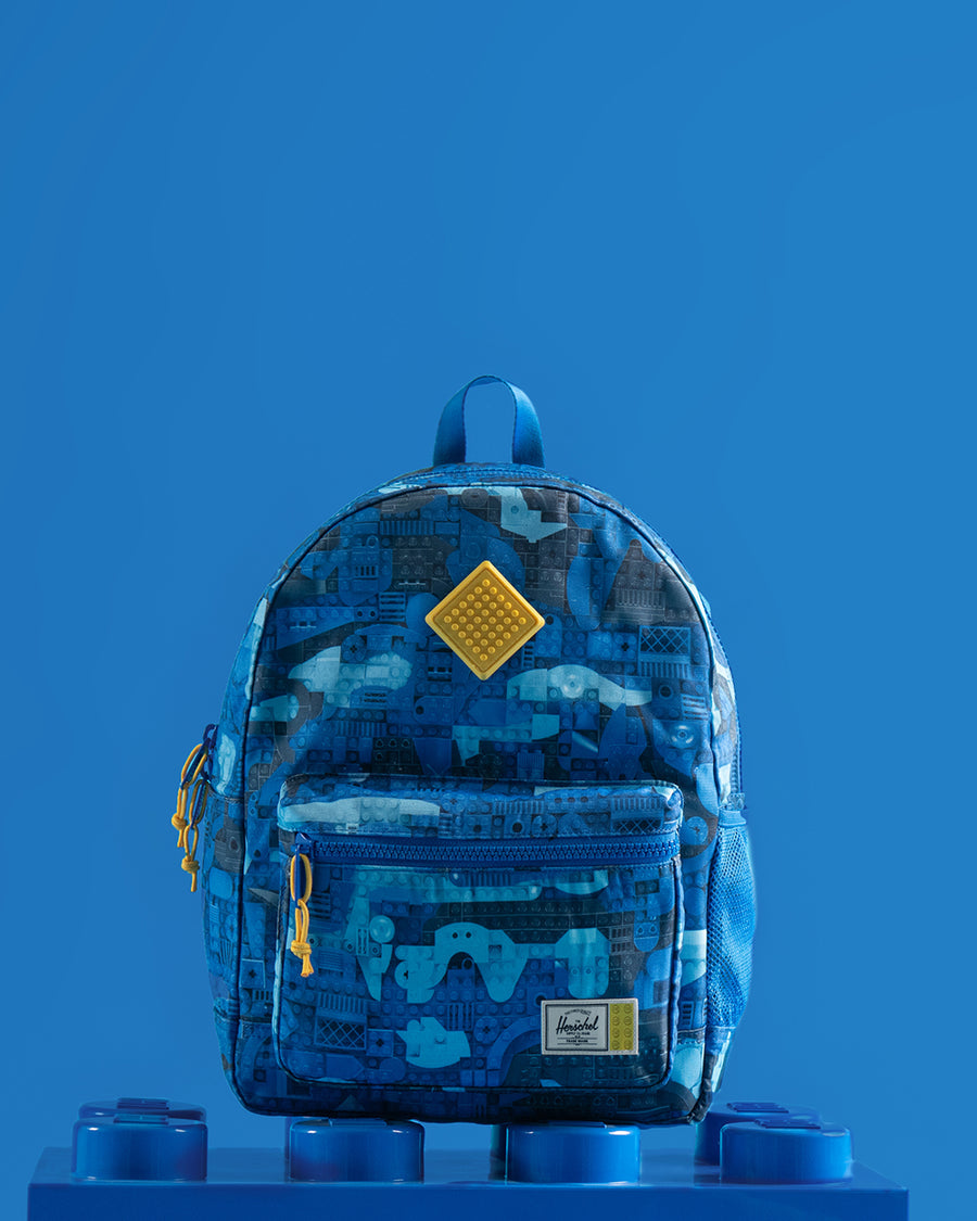 LEGO® Herschel Heritage Backpack | Kids 20L - Abstract Bricks Blue