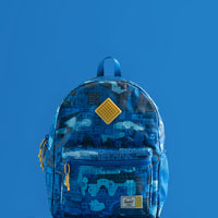 LEGO® Herschel Heritage Backpack | Kids 20L - Abstract Bricks Blue