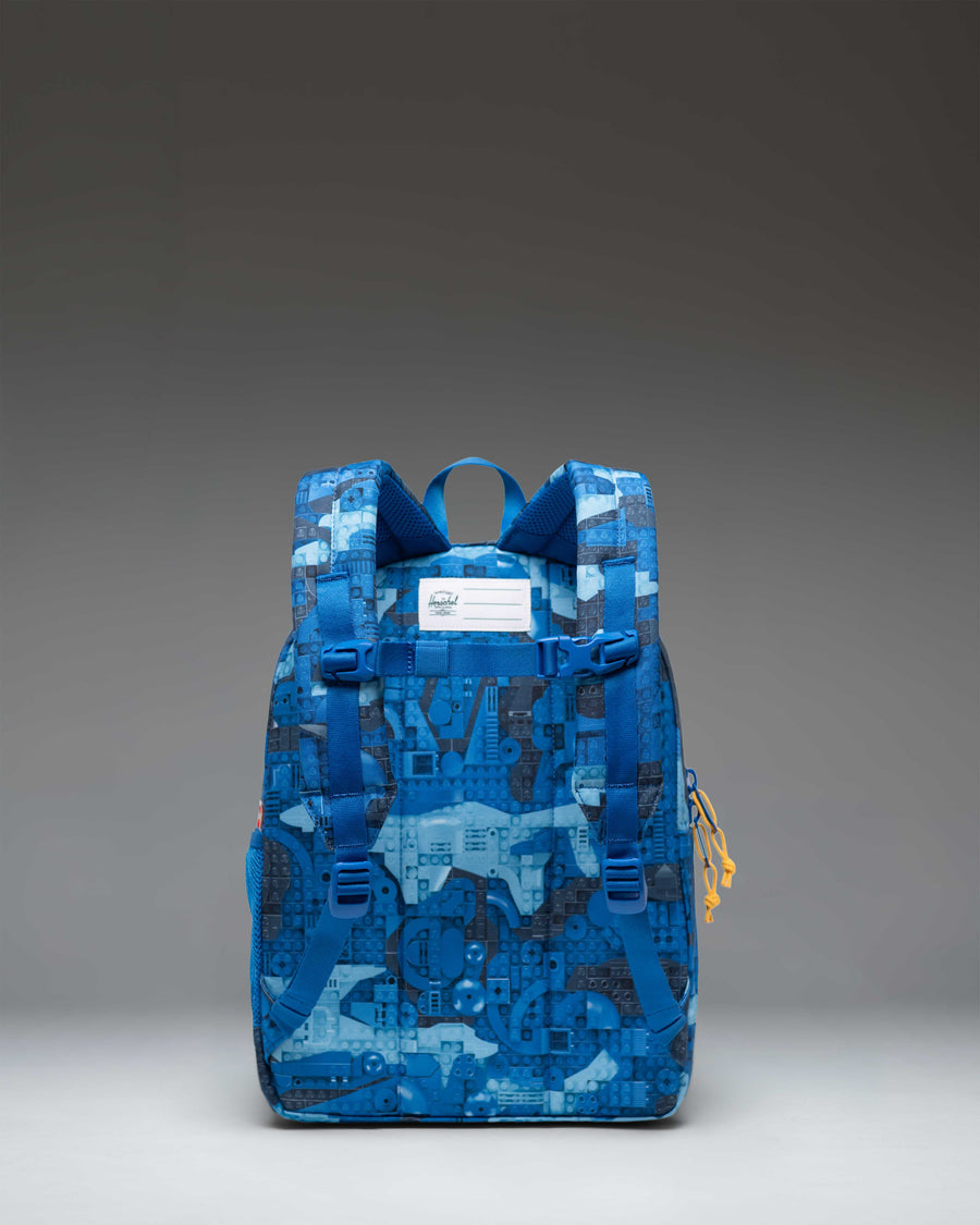 LEGO® Herschel Heritage Backpack | Kids 20L - Abstract Bricks Blue