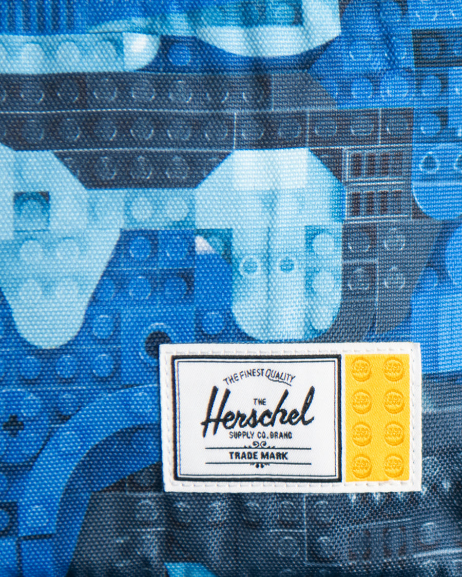 LEGO® Herschel Heritage Backpack | Kids 20L - Abstract Bricks Blue