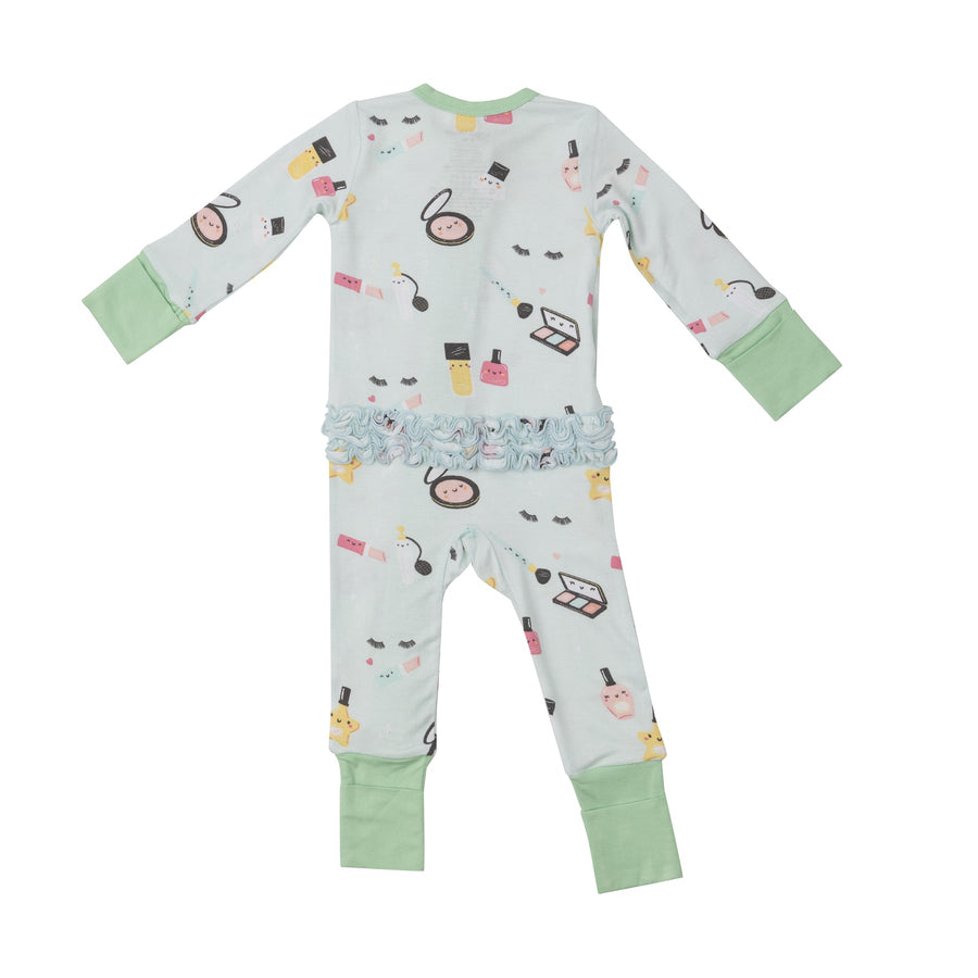 RUFFLE ZIPPER ROMPER - DRESS UP FUN