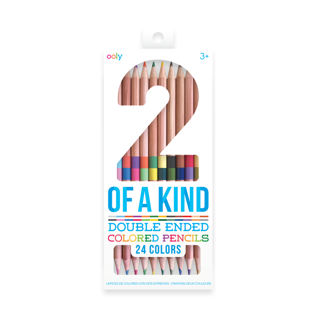 2 Of A Kind Double-Ended Colored Pencils - Set of 12