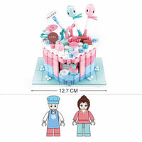 Food Court Candy House Building Brick Kit (324 Pcs)